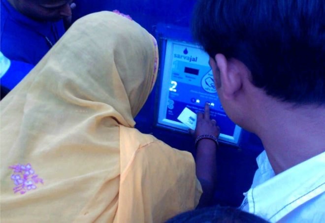 Sarvajal Water ATMs, sarvajal, water filtration, clean water, india, water dispensers, clean water franchises