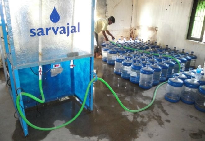 Sarvajal Water ATMs, sarvajal, water filtration, clean water, india, water dispensers, clean water franchises