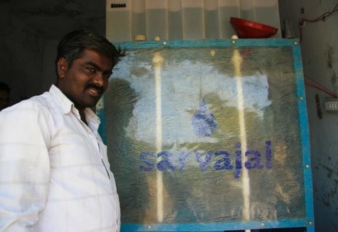 Sarvajal Water ATMs, sarvajal, water filtration, clean water, india, water dispensers, clean water franchises