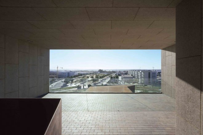 Green Materials,Architecture,landscape architecture,minimal architecture,spanish design,huelva,archeological site,museum,rust,recycled weathering steel,huelva university,natural light,city views