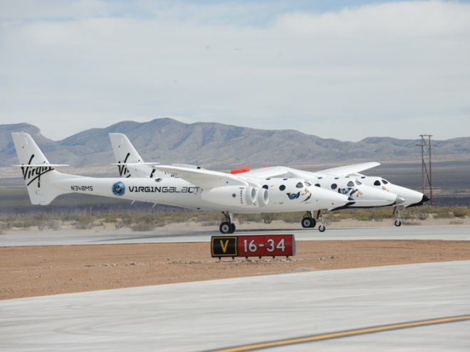 Governor Richardson, Richard Branson, Sir Richard Branson, Space Ship2, Spaceport America, VMS Eve, VSS Enterprose, Virgin Galactic, White Knight2, sustainable design, sustainable, green design, space travel, space tourism, spaceship, New Mexico, fuel efficient, energy efficient, LEED, LEED certified, environmentally friendly