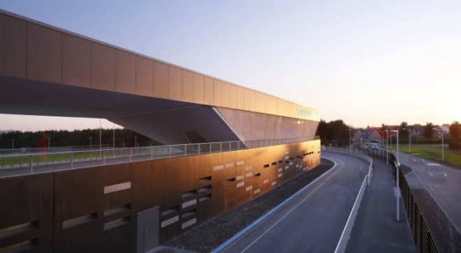 Stadium du Littoral, Olgga Architectes, france, renewable energy, net zero energy, eco stadium