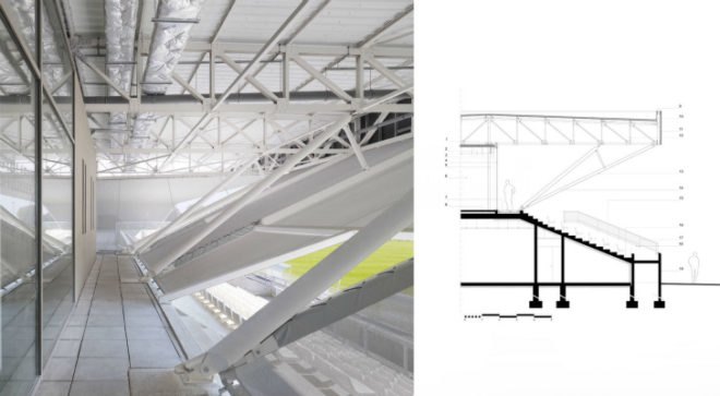 Stadium du Littoral, Olgga Architectes, france, renewable energy, net zero energy, eco stadium