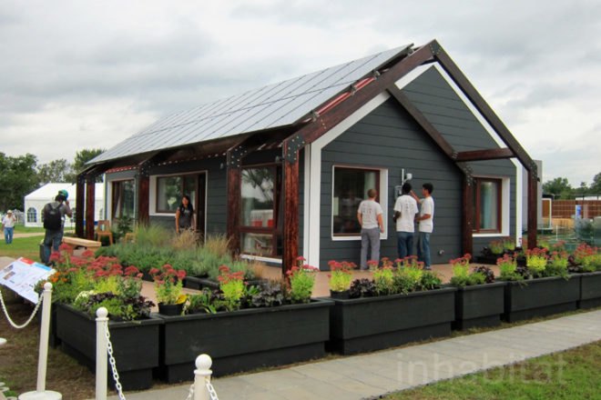 4d home, team massachusetts, university of massachusetts lowell, u mass, massachusetts college of art and design, massart, green design, eco design, sustainable design, 2011 solar decathlon, Department of Energy, eco design, ecosystem, energy efficient, Green Building, green competition, green design, rainwater management, recycled greywater, Recycled Materials, recycled rainwater, renewable energy, self-sufficient, self-sustaining, solar competition, Solar Decathlon, solar panels, Solar Power, stormwater management, student design, us department of energy, who is winning the solar decathlon, Solar Decathlon 2011, net zero energy home, solar array, sunpower, heat pump, hybrid solar thermal panels