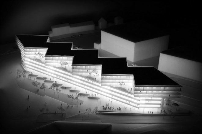 Transitlager, BIG, mixed use development, green renovation, basel, switzerland, green building