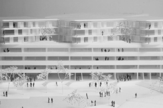Transitlager, BIG, mixed use development, green renovation, basel, switzerland, green building