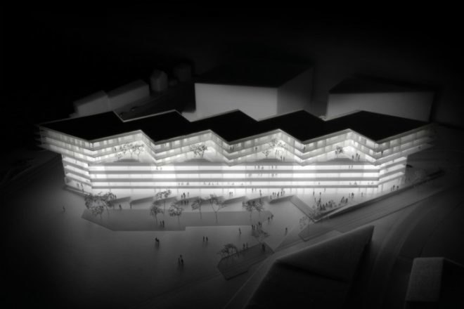 Transitlager, BIG, mixed use development, green renovation, basel, switzerland, green building