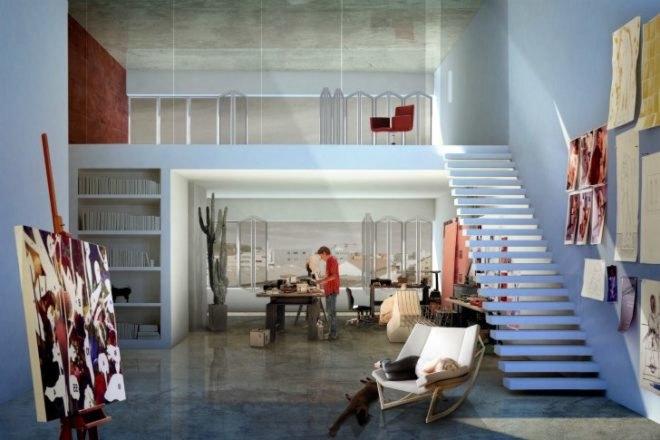 Transitlager, BIG, mixed use development, green renovation, basel, switzerland, green building