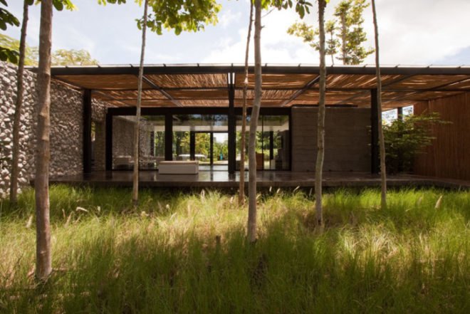 Sustainable Building,Green Resources,Green Materials,Botanical,Architecture,thailand,Kao Yai National Park,local stone,bamboo,showroom,thai elephants rescue center,skylight,floor to ceiling windows