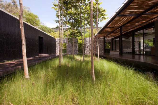 Sustainable Building,Green Resources,Green Materials,Botanical,Architecture,thailand,Kao Yai National Park,local stone,bamboo,showroom,thai elephants rescue center,skylight,floor to ceiling windows