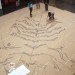 xu bing, virgina museum of fine arts, tobacco project, first class:2011, tiger skin rug cigarettes, cigarette art, repurposed art materials, chinese art cigarettes, tobacco art, tobacco industry art