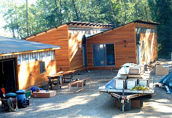 Blu homes glidehouse, Blu Homes prefab, eco home design, energy star prefab, first glidehouse, Glide house 2.0, green house design, green prefab house, prefab design, steel framing, transportable housing, unfolding house, unfolding house design
