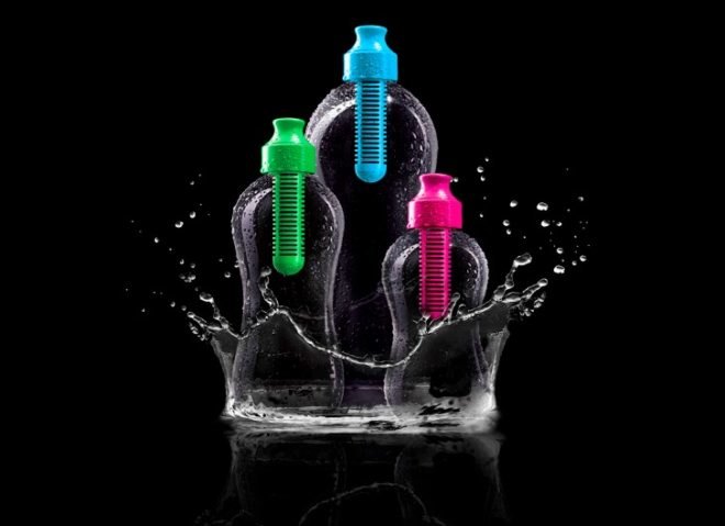 reusable drink container, reusable water bottle, eco friendly water bottles, water bottles, water, bobble, bobble water bottle, bobble karim rashid, karim rashid
