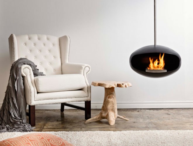 cocoon fireplaces, energy efficient fires, environmentally friendly fires, green fires, italian fire design, modern fires, steel fires, green fireplaces, eco-friendly fireplace