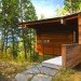Andersson Wise, Andersson Wise Architects, cabin, minimalist, Montana, Rocky Mountains, Flathead Lake, green design, sustainable design, eco-design, daylighting, zero heating, zero cooling, recycled materials, timber, ponderosa pines