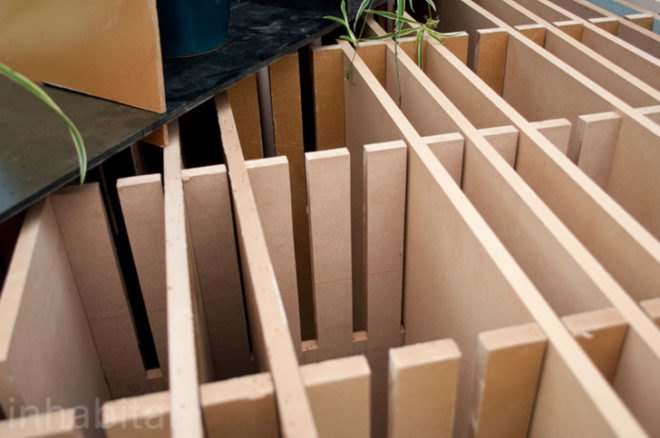GreenhomeNYC, green home nyc, the new new york block party, diy block party, green diy, green diy block party, green furniture design, green design, recycled materials, green lounge, green design challenge, alex weber, green partition, recycled plywood, recycled cardboard, reused mdf