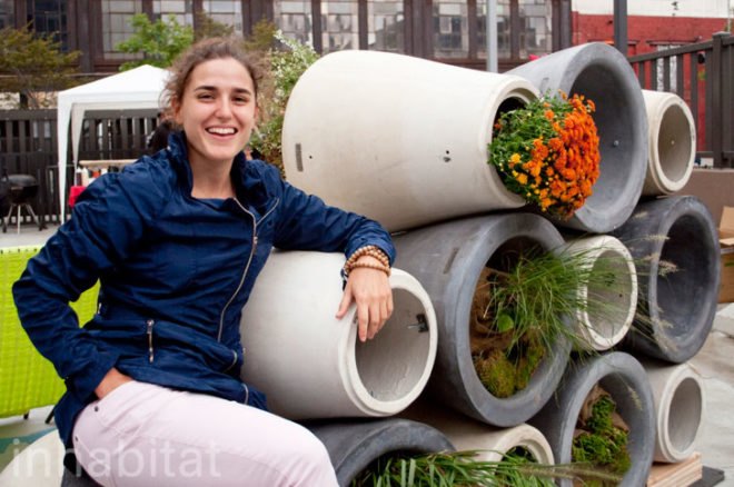 GreenhomeNYC, green home nyc, the new new york block party, diy block party, green diy, green diy block party, green furniture design, green design, recycled materials, green lounge, green design challenge, replant, re plant, planter wall, green wall, Rosa Munar, Andres G de los Salmones