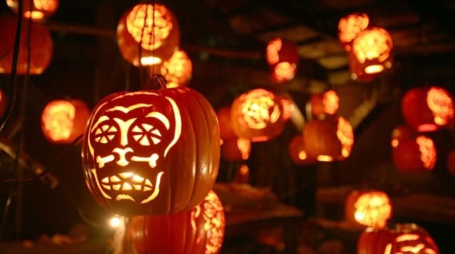 The Great Jack O'Lantern Blaze, Blaze, Jack O'Lantern, Jack O'Lantern Blaze, Halloween, pumpkin, pumpkins, pumpkin carving, land art, installation, installation art, landscape, natural landscape, eco design, landscape design, Hudson Valley, Van Cortlandt Manor, Michael Natiello, New York, upstate New York, waterfront, Hudson River, Jay Woods, artist, music, food, festival, harvest, night, dinosaurs, mummies, pyramids, tomb