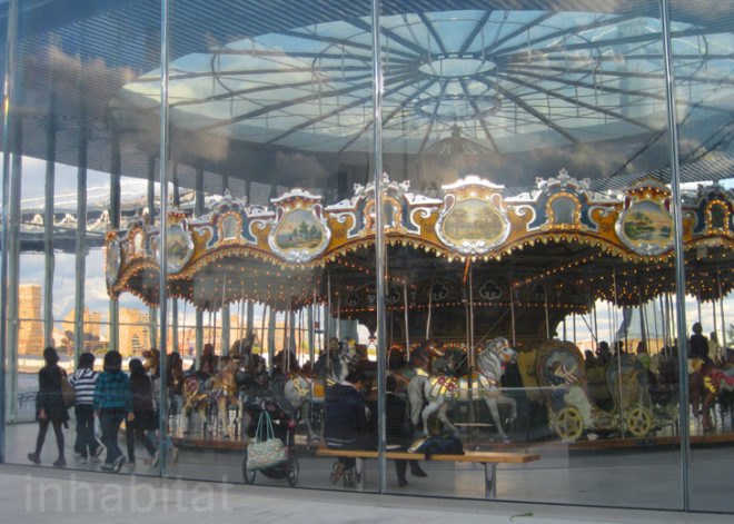 jane's carousel, brooklyn bridge park carousel, brooklyn bridge park, jane walentas, janes carousel nyc, historic carousel, new york city carousel, jean nouvel, jean nouvel pavilion