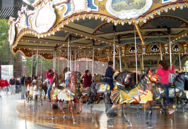 jane's carousel, brooklyn bridge park carousel, brooklyn bridge park, jane walentas, janes carousel nyc, historic carousel, new york city carousel, jean nouvel, jean nouvel pavilion