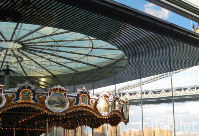 jane's carousel, brooklyn bridge park carousel, brooklyn bridge park, jane walentas, janes carousel nyc, historic carousel, new york city carousel, jean nouvel, jean nouvel pavilion