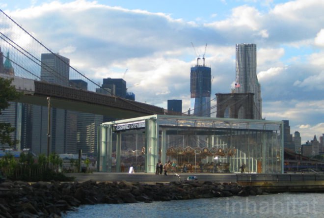 jane's carousel, brooklyn bridge park carousel, brooklyn bridge park, jane walentas, janes carousel nyc, historic carousel, new york city carousel, jean nouvel, jean nouvel pavilion
