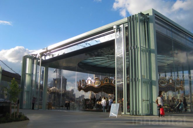 jane's carousel, brooklyn bridge park carousel, brooklyn bridge park, jane walentas, janes carousel nyc, historic carousel, new york city carousel, jean nouvel, jean nouvel pavilion