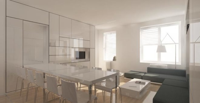 Graham Hill, One Size Fits All, green design, small nyc apartments, tiny new york apartments, small spaces, small living, green interiors