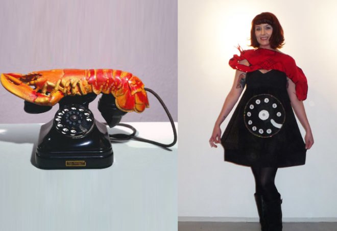 DIY, Lobster Telephone, Salvador Dali, Halloween
