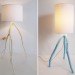 branch lamps, tree lamps, tree branch lamps, sustainable lamps, green lamps, green lighting, Meghan Finkel, handmade lamps