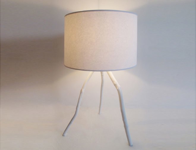branch lamps, tree lamps, tree branch lamps, sustainable lamps, green lamps, green lighting, Meghan Finkel, handmade lamps