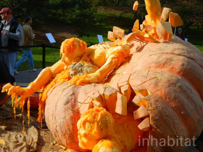 biggest pumpkin, botanical gardens, bronx, fall, fall events, fall events nyc, jim bryson, Jim Bryson biggest pumpkin in the world, New York botanical gardens, news, ny botanical gardens, nyc, nyc events, pumpkin, pumpkin carving, pumpkin events, world’s largest pumpkin, ray villafane