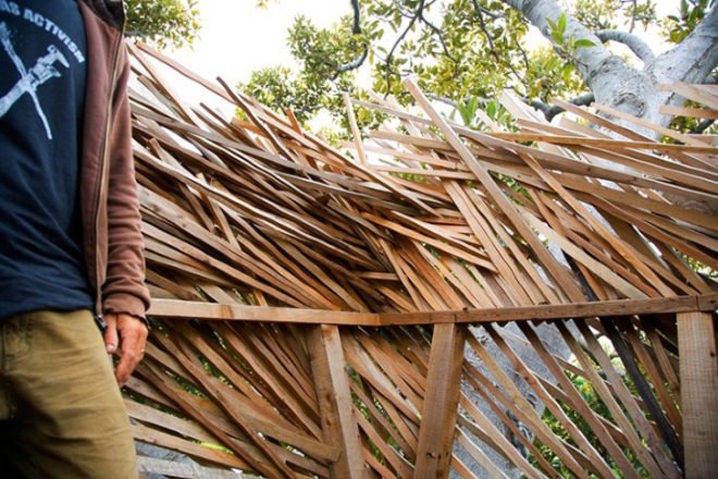 trees, tree house, roderick romero, green building, green sustainable building, reclaimed wood, recycled wood, tree-less tree house, jeff caseper, romero studios, bel air, green design, eco design, sustainable design,