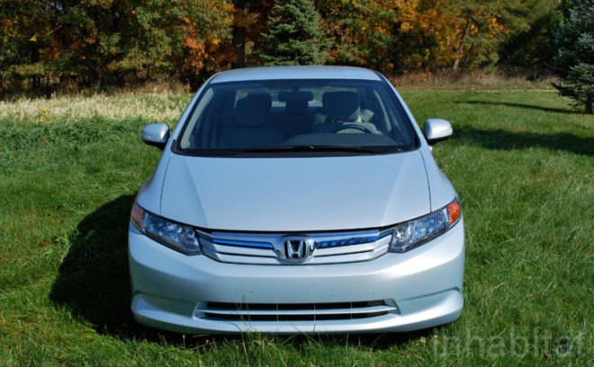 Honda Civic Hybrid, test drive, Inhabitat test drive, Civic hybrid, hybrid vehicle, hybrid car, Laura K. Cowan, green automotive design, green transportation, alternative transportation