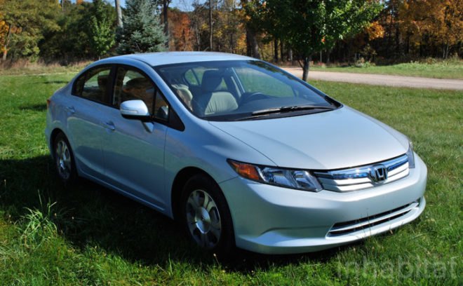 Honda Civic Hybrid, test drive, Inhabitat test drive, Civic hybrid, hybrid vehicle, hybrid car, Laura K. Cowan, green automotive design, green transportation, alternative transportation