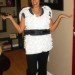 diy costume, eco friendly costume, green halloween, halloween, halloween costume, inhabitat green halloween contest, sustainable costume, erin poling, diy costume, homemade costume, what to be for halloween, shimp nigiri sushi roll costume, sushi costume, shrimp costume, make it yourself costume, how to make a sushi costume