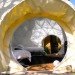 The Dome Garden, geodesic domes, eco-tourism, eco-travel, wood burner, locally sourced materials, recycled glass, London, England, glamping, camping, green design, sustainable design, eco-design, solar panels, dome tents, insulation, rainwater harvesting