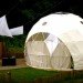 The Dome Garden, geodesic domes, eco-tourism, eco-travel, wood burner, locally sourced materials, recycled glass, London, England, glamping, camping, green design, sustainable design, eco-design, solar panels, dome tents, insulation, rainwater harvesting