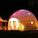 The Dome Garden, geodesic domes, eco-tourism, eco-travel, wood burner, locally sourced materials, recycled glass, London, England, glamping, camping, green design, sustainable design, eco-design, solar panels, dome tents, insulation, rainwater harvesting