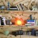 Favela chair, Humberto Campana, Campanas designers, brazilian design, brazilian art, bookshelf built from reclaimed scrap wood, recycled furniture, green furniture, green design, eco made furniture