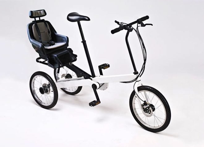 electric bike, tricycle, Valentin Vodev, Valentin Vodev Studio, green design, sustainable design, eco-design, green transportation, biking, urban transportation, electric bike, suspension, cargo bike, urban biking, Sanitov Studio, Chinese bikes