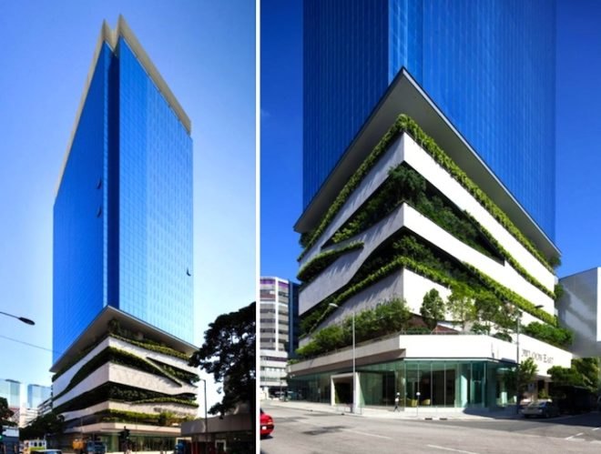 Kowloon, Kowloon bay, manufacturing, Aedas, Aedas Architecture, green design, sustainable design, eco design, green building, sustainable building, china, greenery, carbon emissions, bushy carpark, 18 kowloon east,