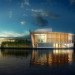 green design, eco design, sustainable design, RIchard Meier Architects, Shenzhen Clubhouse, China, Metal louvers, OCT River