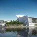 green design, eco design, sustainable design, RIchard Meier Architects, Shenzhen Clubhouse, China, Metal louvers, OCT River