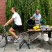Ron Arad, feats per second, bicycles, bikes, green design, eco design, sustainable design, green transportation, steel wheel bike, WOW, Yves Behar, Silverback, bicycle library, round tail bike, Oracle Beater, Ghana, paper-making bike, cargo bikes, USB charger