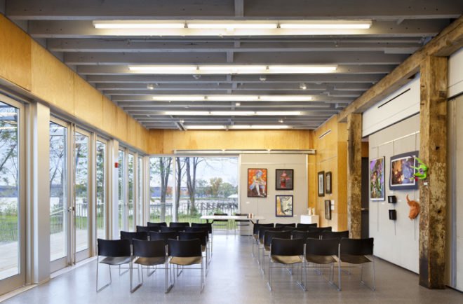 aro, architecture research office, aro long dock, aro long dock park, long dock park, long dock kayak pavilion, green design, sustainable design, sustainable landscaping