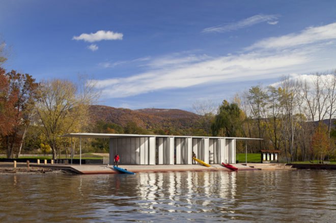 aro, architecture research office, aro long dock, aro long dock park, long dock park, long dock kayak pavilion, green design, sustainable design, sustainable landscaping