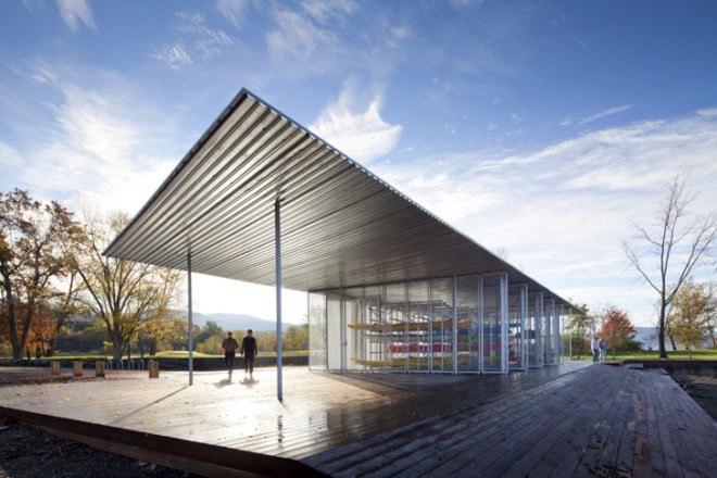 aro, architecture research office, aro long dock, aro long dock park, long dock park, long dock kayak pavilion, green design, sustainable design, sustainable landscaping