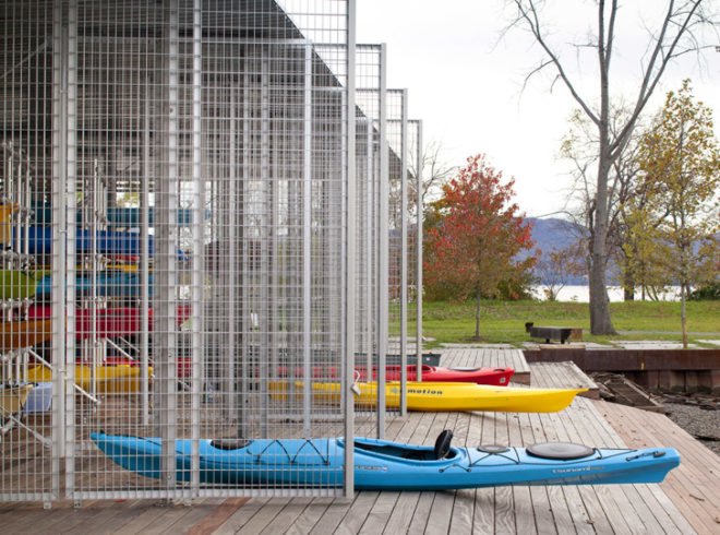 aro, architecture research office, aro long dock, aro long dock park, long dock park, long dock kayak pavilion, green design, sustainable design, sustainable landscaping