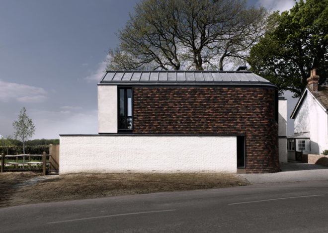 green design, eco design, sustainable design, Adam Richards architects, Recycled clay tiles, geothermal energy, geothermic pump, rainwater harvesting, Sussex, England, Mission Hall
